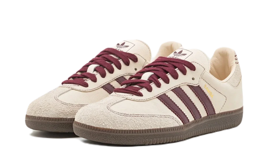 adidas Samba OG Wonder White Maroon