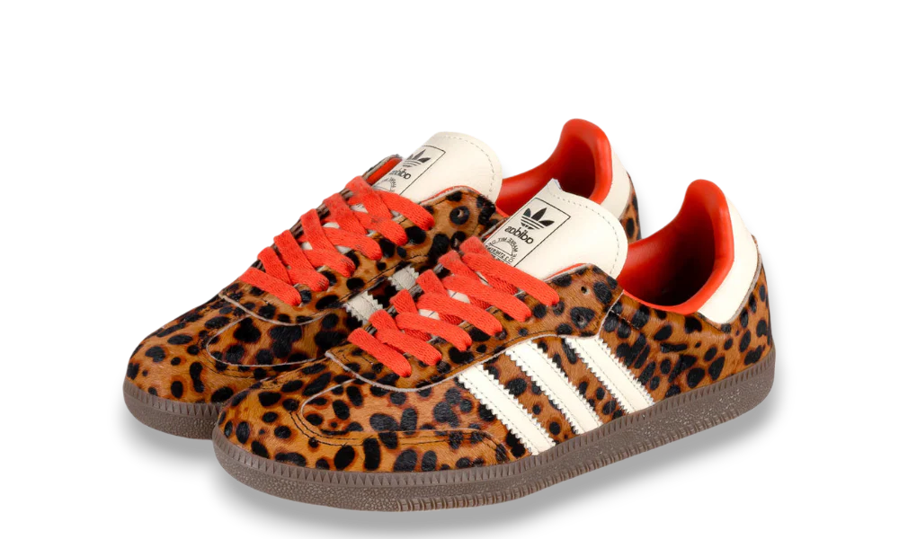 adidas Samba OG Preloved Red Leopard