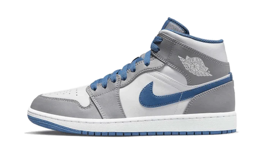 Jordan 1 Mid True Blue Cement