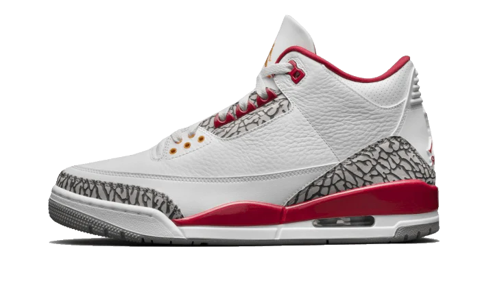 Jordan 3 Cardinal Red