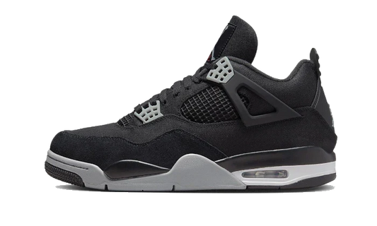 Jordan 4 Black Canvas