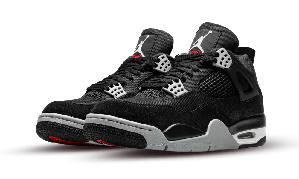 Jordan 4 Black Canvas